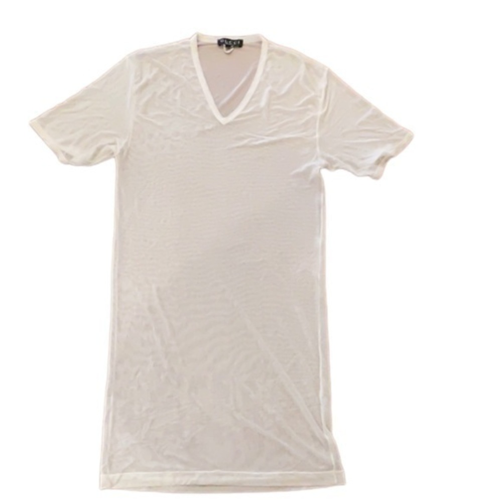 Tom Ford for GUCCI Sheer Mens V-Neck T-Shirt